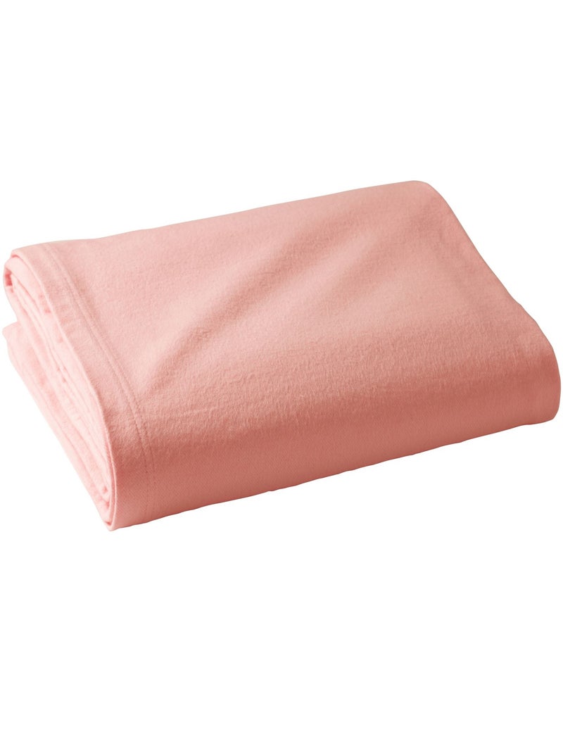 Becquet - Couverture tempérée COUVERTURE D'ETE en coton Peche - Kiabi