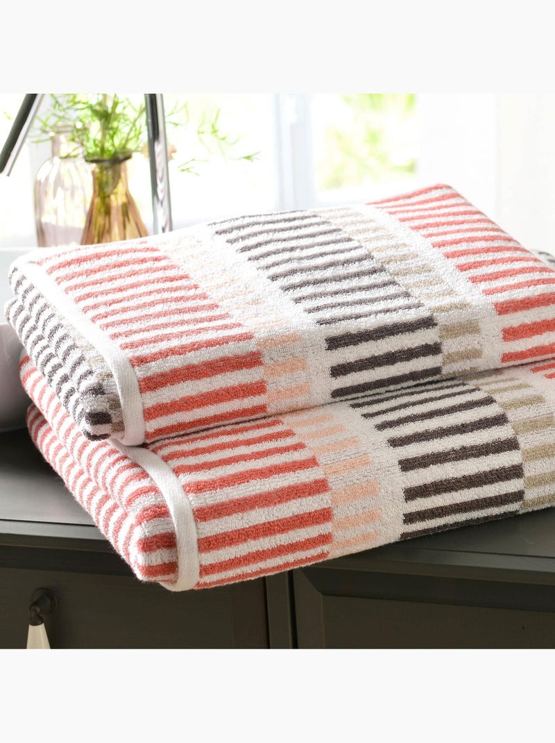 Becquet - Drap de bain BARRA en coton Rose - Kiabi
