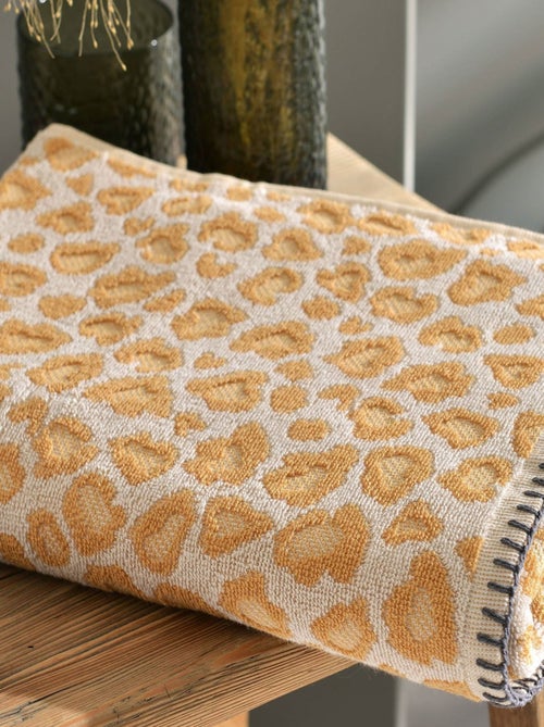 Becquet - Drap de bain FAUVE en coton - Kiabi