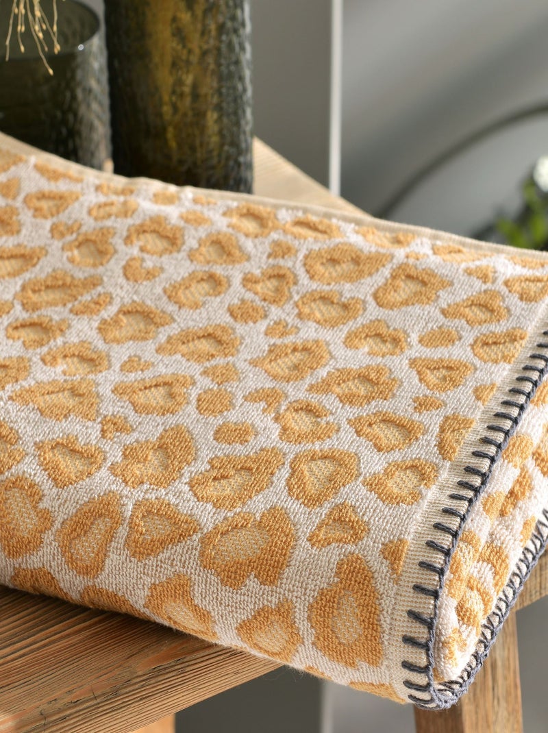 Becquet - Drap de bain FAUVE en coton Beige - Kiabi