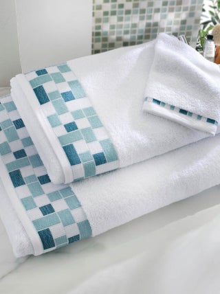 Becquet - Drap de bain MOSAIQUA en coton