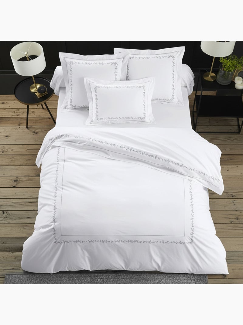 Becquet - Drap-housse ADELE en coton Blanc - Kiabi