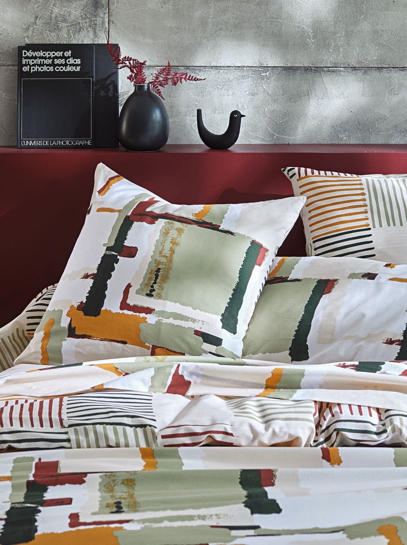 Becquet - Drap-housse ARNAUD en coton Beige - Kiabi