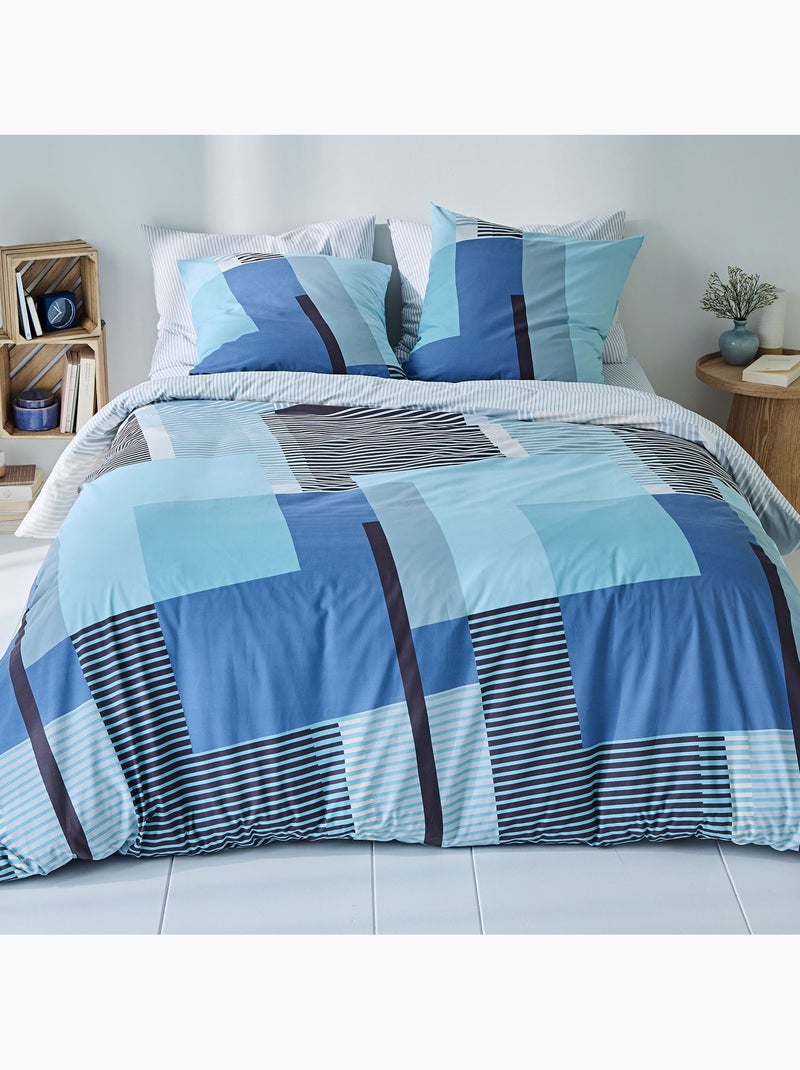 Becquet - Drap-housse ARTHUR en coton Bleu - Kiabi