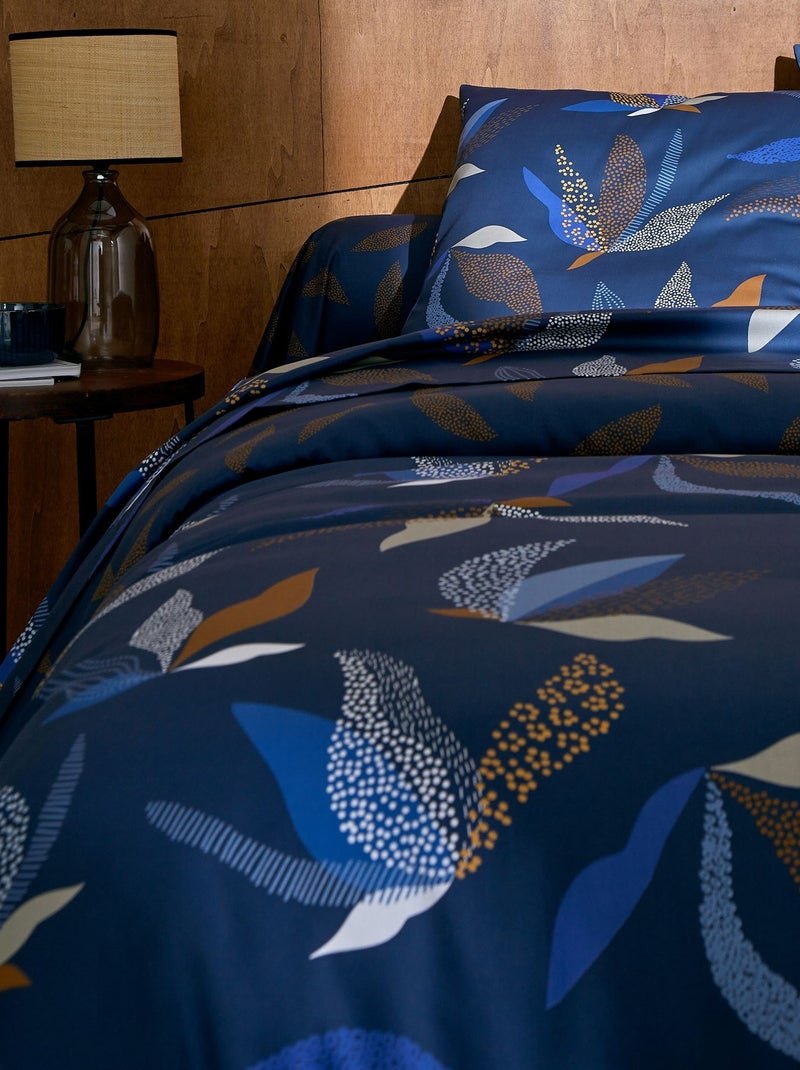 Becquet - Drap-housse AUGUSTIN en coton Bleu - Kiabi