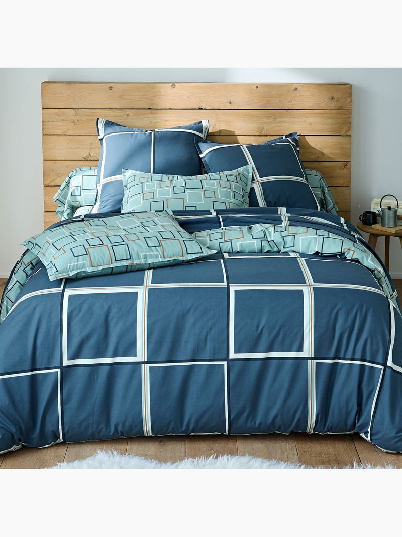 Becquet - drap-housse bibus  bleu en coton Bleu - Kiabi