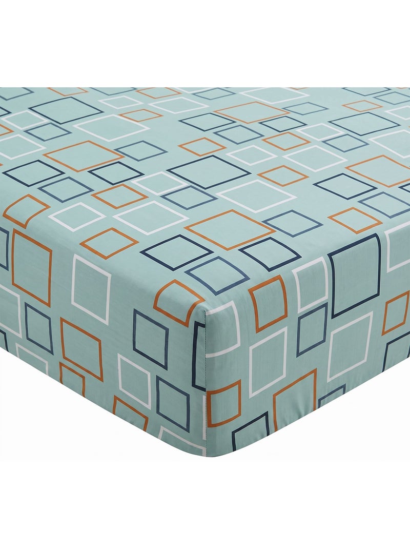 Becquet - drap-housse bibus  bleu en coton Bleu - Kiabi