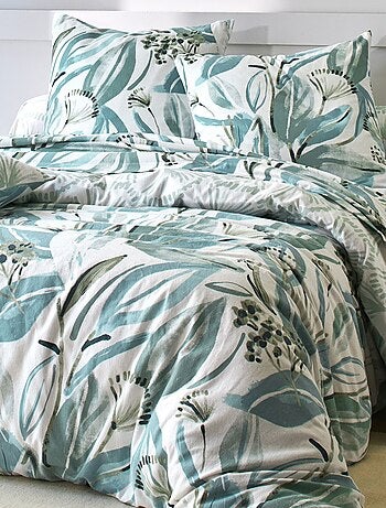 Becquet - Drap-housse BLEU NATURE en coton