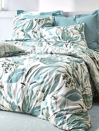 Becquet - Drap-housse BLEU NATURE en coton