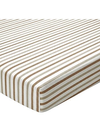 Becquet - Drap-housse BLUBEIGE en coton