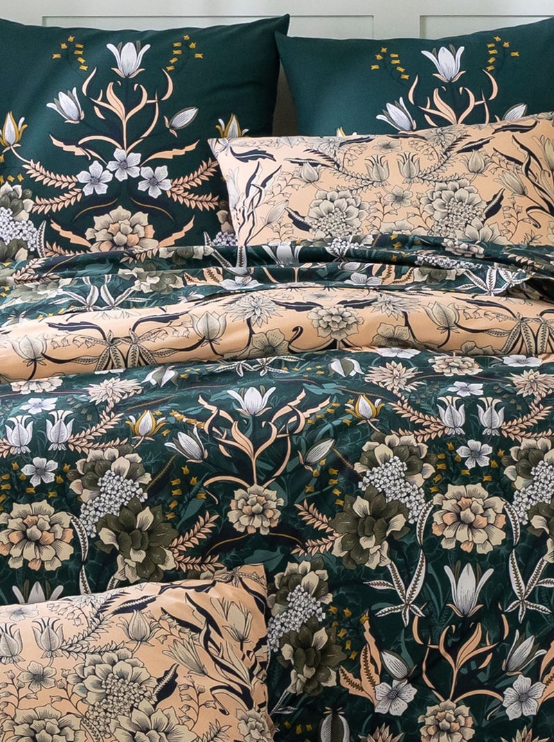 Becquet - Drap-housse BRITISH en coton Vert foncé - Kiabi