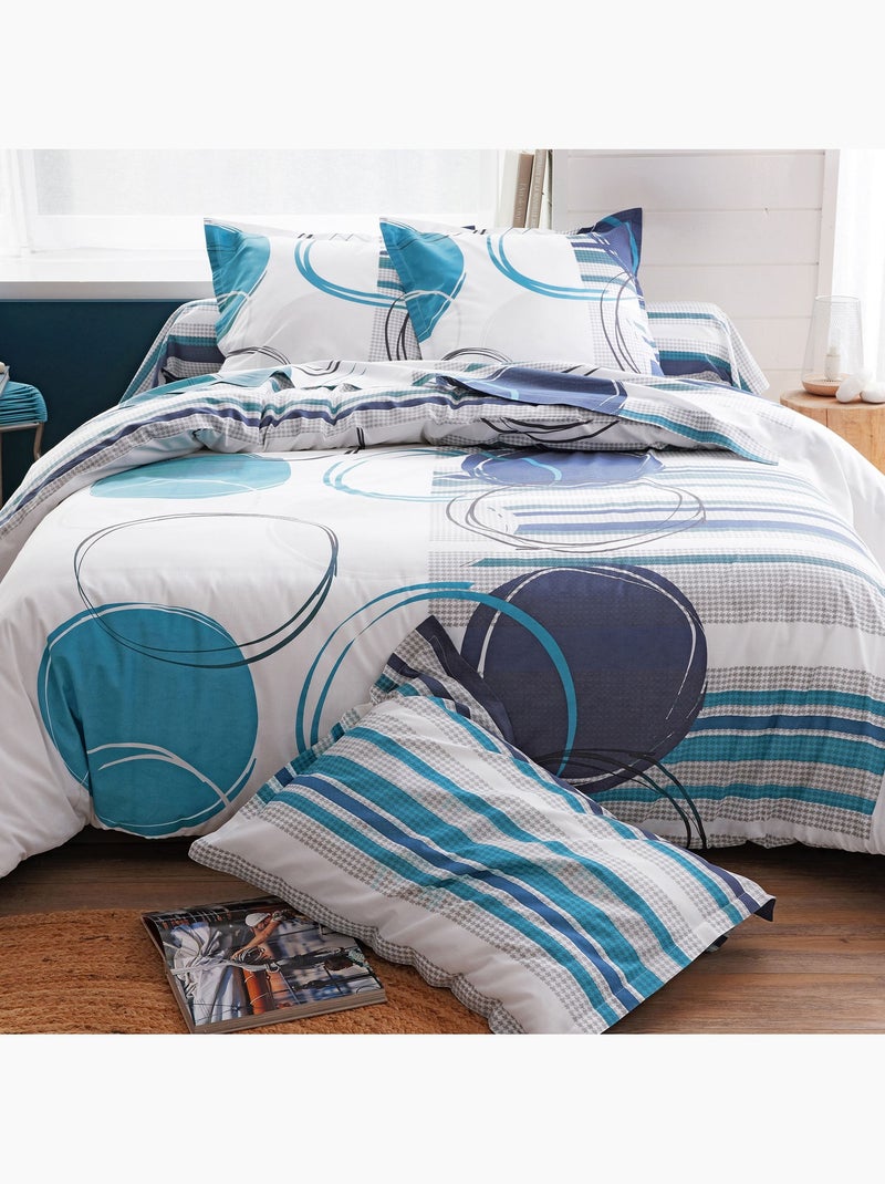 Becquet - Drap-housse CAP ETE en coton Bleu - Kiabi