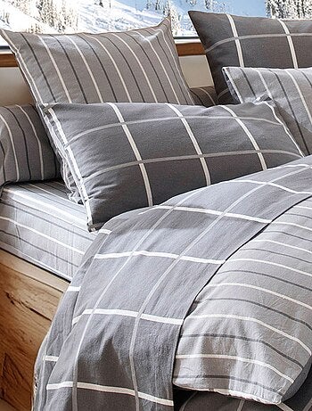 Becquet - Drap-housse CARREAUX COTON en coton