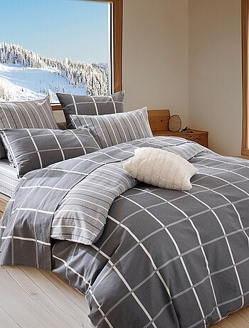 Becquet - Drap-housse CARREAUX COTON en coton