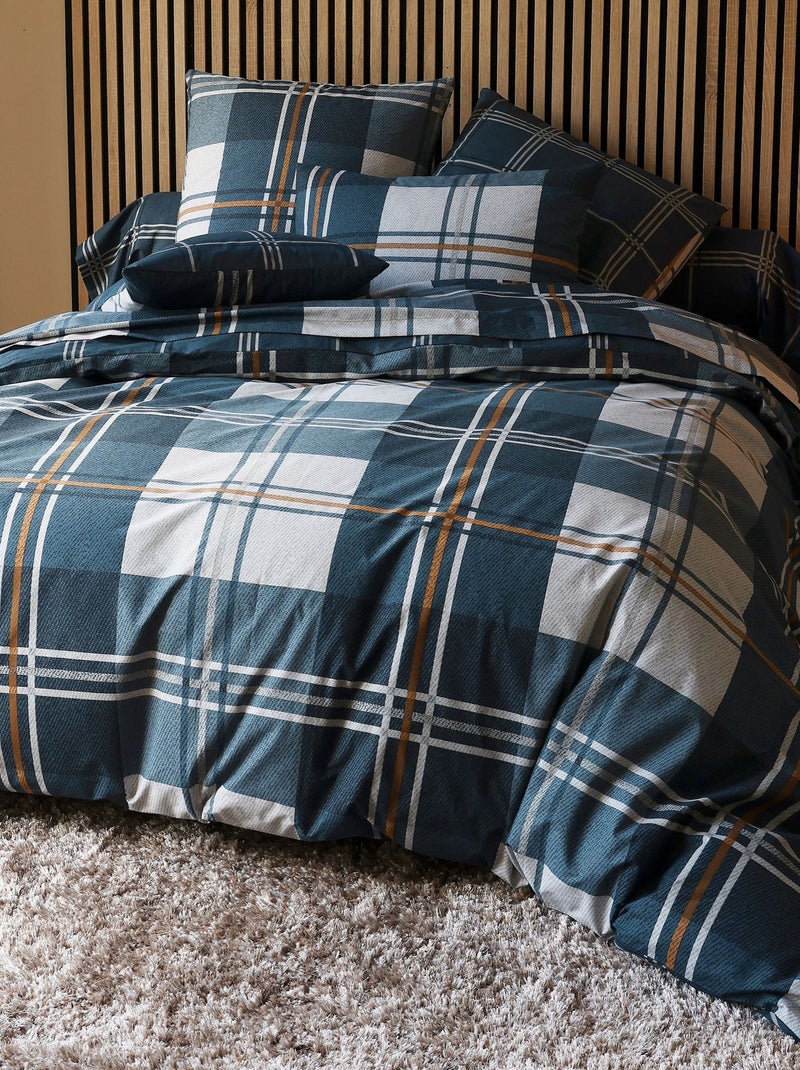 Becquet - Drap-housse CHRISTOPHE en coton Bleu - Kiabi