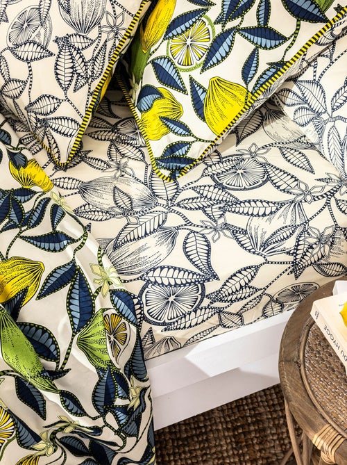 Becquet - Drap-housse CITRONNADE en coton - Kiabi Becquet - Drap-housse CITRONNADE en coton - Kiabi