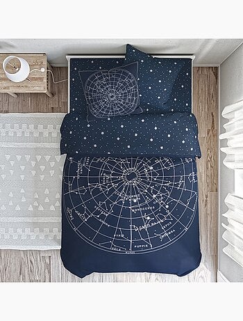 Becquet - Drap-housse CONSTELLATION en coton