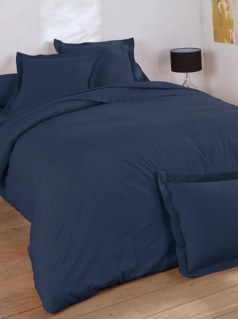 Becquet - Drap-housse COTON UNI LAURÉAT en coton Bleu marine - Kiabi