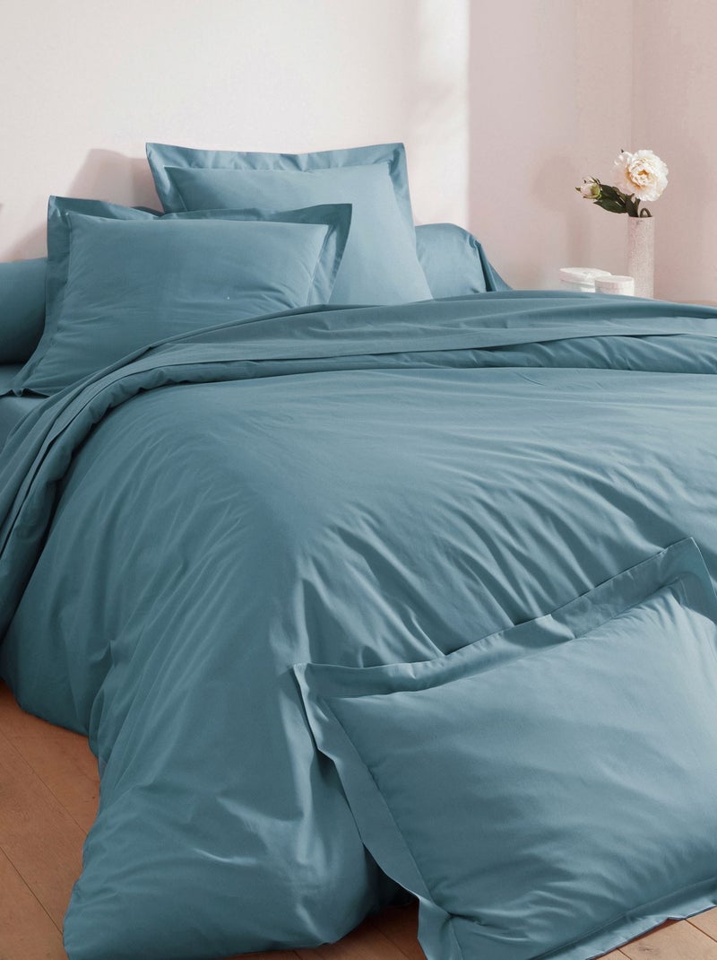 Becquet - Drap-housse COTON UNI LAURÉAT en coton Bleu turquoise - Kiabi
