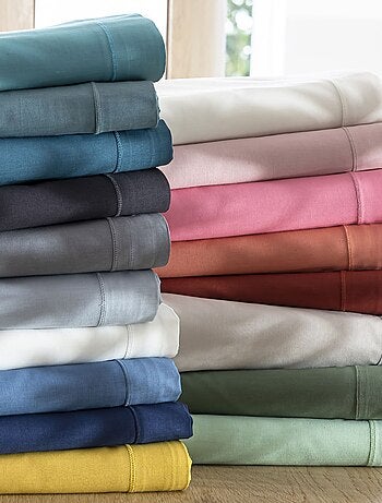 Becquet - Drap-housse COTON UNI LAURÉAT en coton