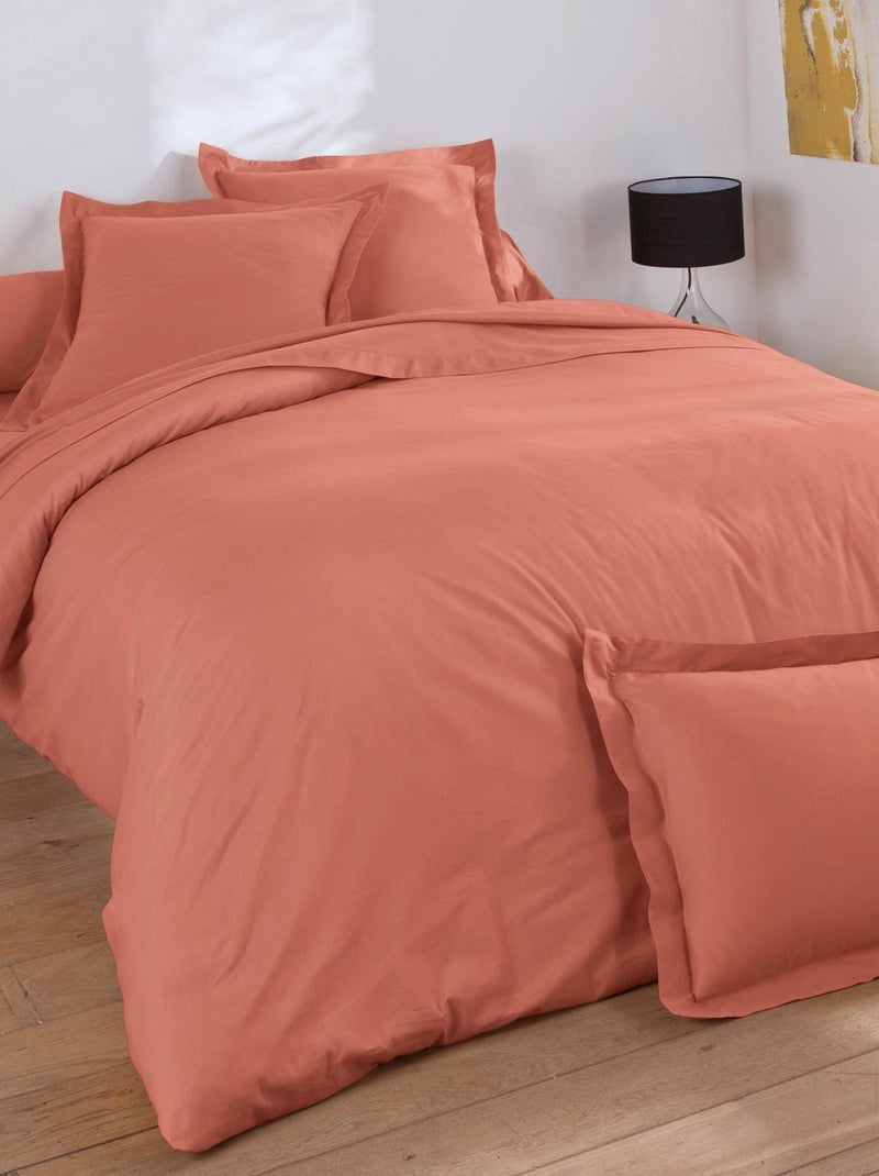 Becquet - Drap-housse COTON UNI LAURÉAT en coton Saumon - Kiabi