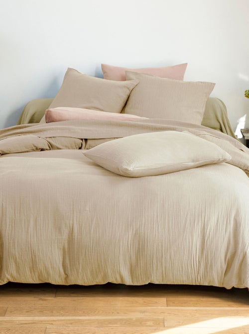 Becquet - Drap-housse DOUBLE GAZE en coton - Kiabi