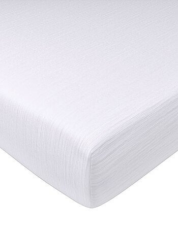 Becquet - Drap-housse DOUBLE GAZE en coton