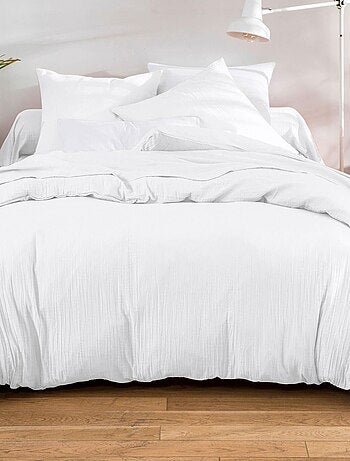 Becquet - Drap-housse DOUBLE GAZE en coton