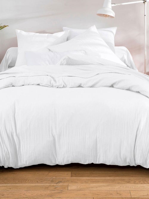 Becquet - Drap-housse DOUBLE GAZE en coton - Kiabi