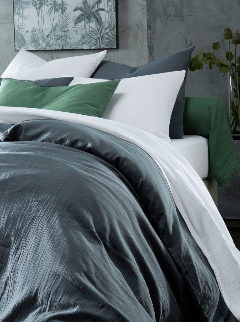 Becquet - Drap-housse DOUBLE GAZE en coton Blanc - Kiabi