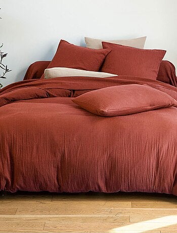 Becquet - Drap-housse DOUBLE GAZE en coton