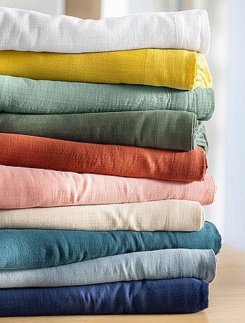 Becquet - Drap-housse DOUBLE GAZE en coton
