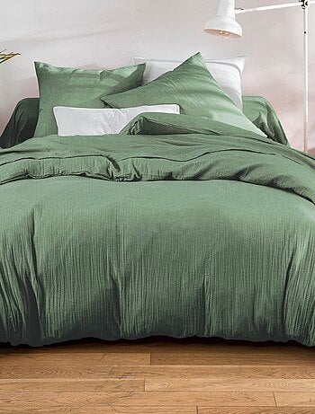 Becquet - Drap-housse DOUBLE GAZE en coton
