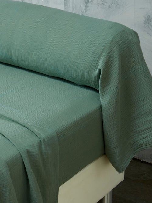 Becquet - Drap-housse DOUBLE GAZE en coton - Kiabi Becquet - Drap-housse DOUBLE GAZE en coton - Kiabi