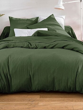 Becquet - Drap-housse DOUBLE GAZE en coton