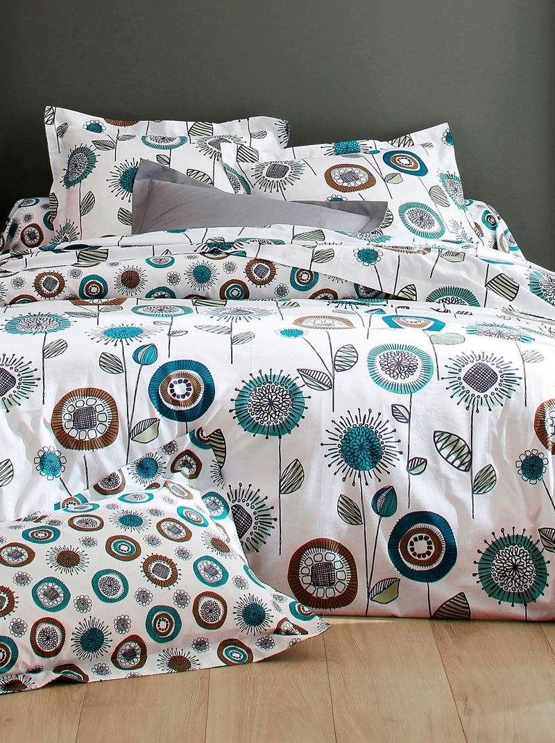 Becquet - Drap-housse FIFTY en coton Bleu - Kiabi