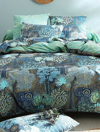 Becquet - Drap-housse FORET MARINE en coton