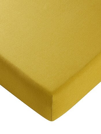 Becquet - Drap-housse Gamme unie lin prélavé en lin