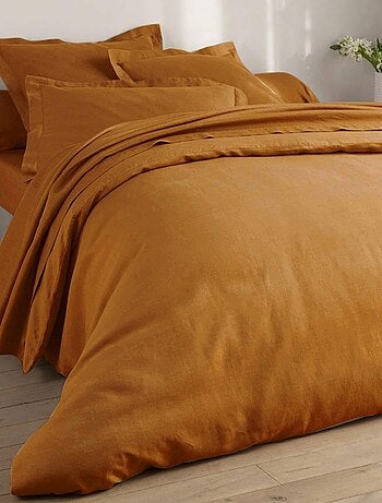Becquet - Drap-housse Gamme unie lin prélavé en lin
