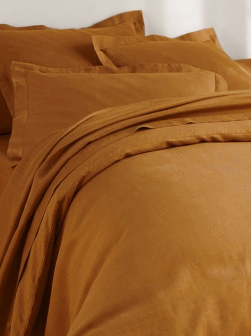 Becquet - Drap-housse Gamme unie lin prélavé en lin - Kiabi