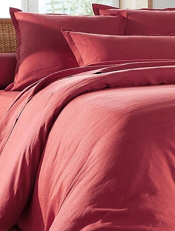 Becquet - Drap-housse Gamme unie lin prélavé en lin