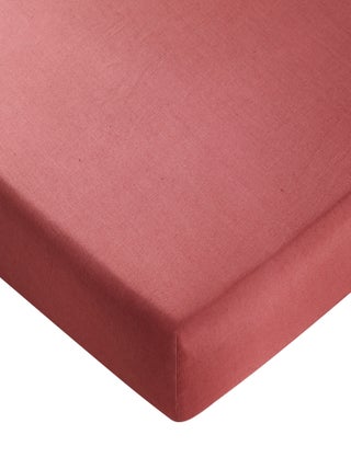 Becquet - Drap-housse Gamme unie lin prélavé en lin