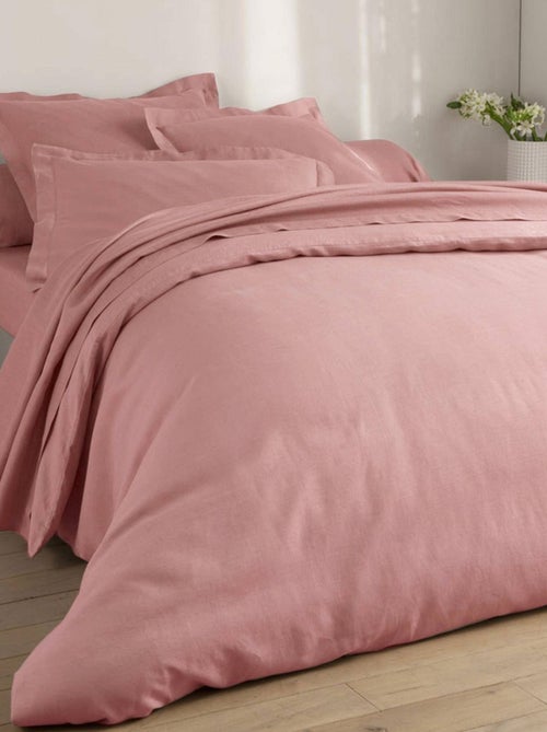 Becquet - Drap-housse Gamme unie lin prélavé en lin - Kiabi