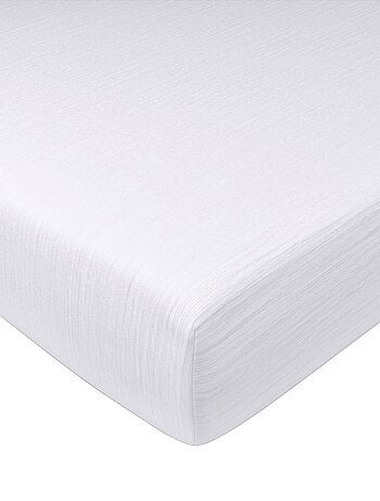 Becquet - Drap-housse grand bonnet DOUBLE GAZE GD B en coton