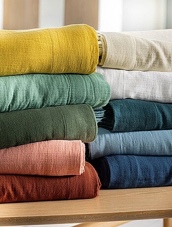 Becquet - Drap-housse grand bonnet DOUBLE GAZE GD B en coton