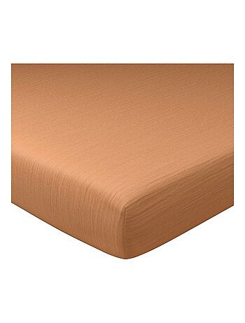 Becquet - Drap-housse grand bonnet DOUBLE GAZE GD B en coton