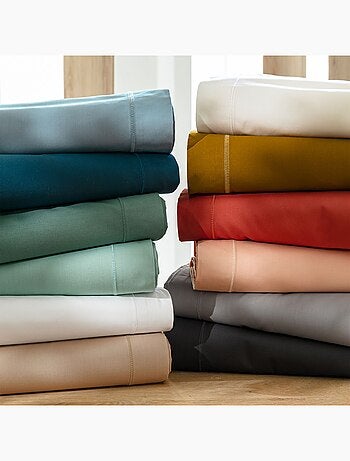 Becquet - Drap-housse grand bonnet PERCALE SUPER GD B en coton