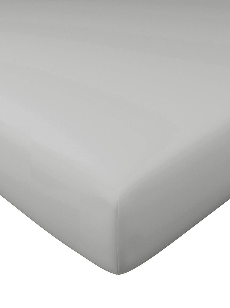 Becquet - Drap-housse grand bonnet PERCALE SUPER GD B en coton Gris clair - Kiabi