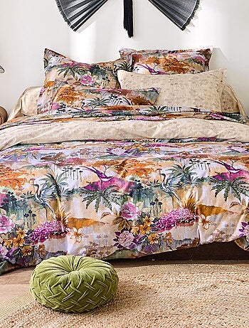 Becquet - Drap-housse JARDIN D'ASIE en coton