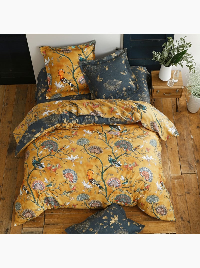 Becquet - Drap-housse JARDIN EXTRA SATIN en coton Multicolore - Kiabi